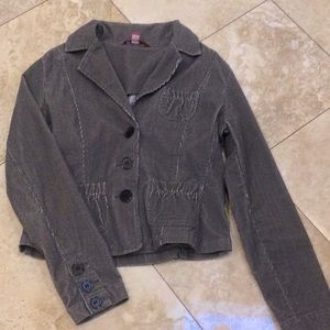Cute gray corduroy jacket